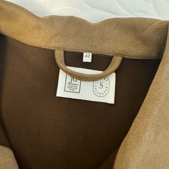 Jardines x Sammy Sylvester Wine Country Faux Suede Botton Up - Picture 2 of 3